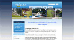 Desktop Screenshot of irrigasa.ch